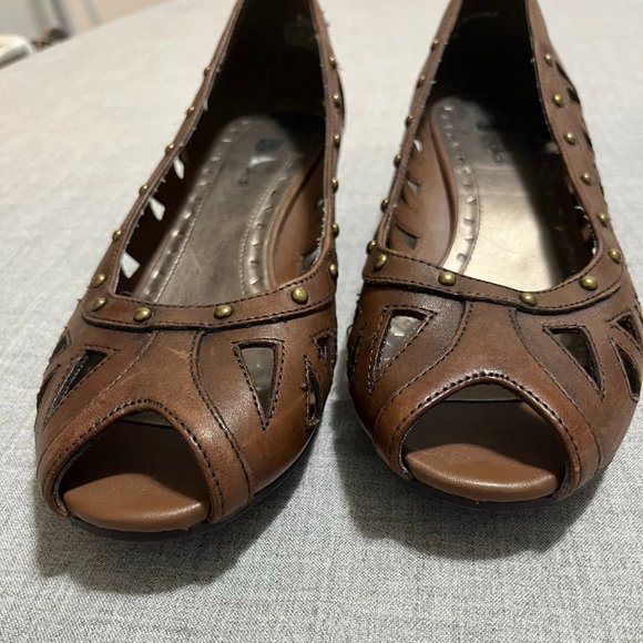 Rinaldi Open toe Women's Low Wedge Size 8.5 - Picture 4 of 7